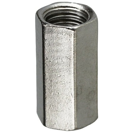Coupling Nut, 1/2''-13, 18-8 Stainless Steel, 1-1/4 In Lg, 50 PK